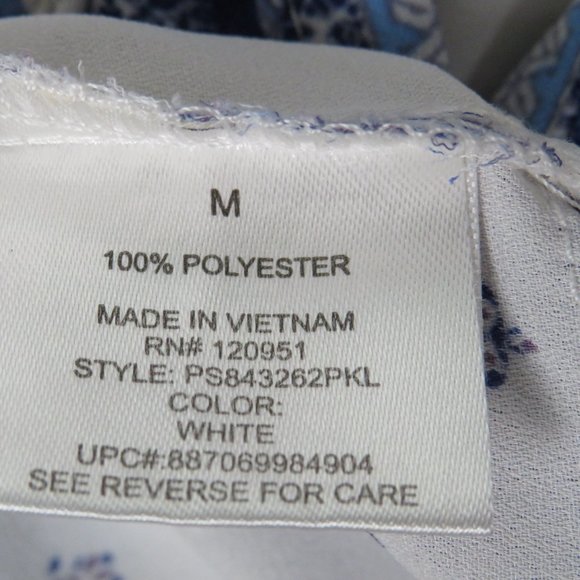 Pink Republic* Women's Camisole Sleeveless Split Neck Curved Hem Blouse~ Medium - Picture 8 of 11